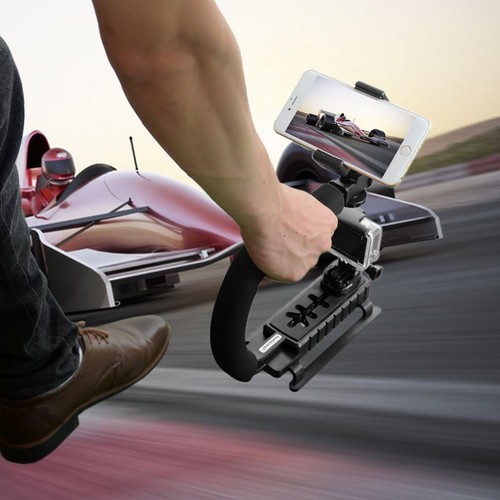 Fantaseal 4 In 1 C-shape Stabilizer Rig For Smartphone DSLR GoPro Camcorder - Picture 8 of 9