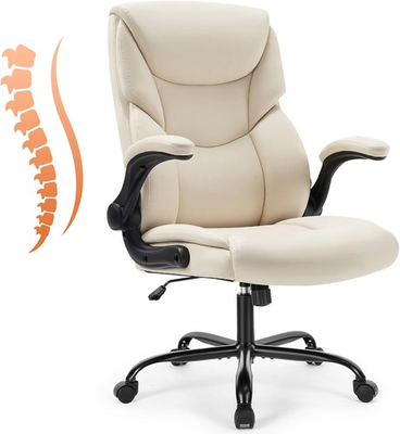 #ad Ergonomic Office Chair Heavy Duty Task Desk Chair with Flip up $110.42