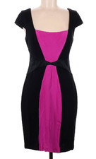 EUC Jay Godfrey women’s 6 Color Block pink & Black business sheeth casual dress