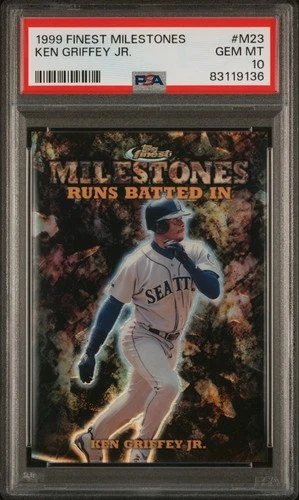 1999 Finest Milestones #M23 Ken Griffey Jr. PSA 10