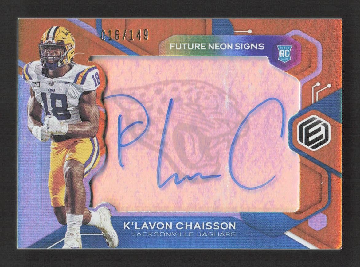 K'Lavon Chaisson Panini Elements Future Signs #FSKC Orange