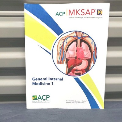 ACP MKSAP 19 General Internal Medicine 1 Medical Board Review Self Study Book