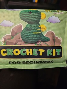 Amigo Rumi Rexy the Dino Crochet Kit for Beginners Complete Amigurumi Craft Set