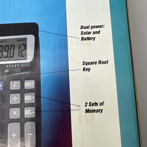 NEW Aurora DT85V Desktop Calculator Solar Powered Heavy Duty - Picture 16 of 24