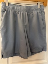 Boys All In Motion Target Textured Grid Woven Active Shorts Sz L 10-12 Lt Blue