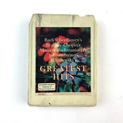 Great Music's Greatest Hits 8-Track Cartridge 1974 Classical Reader's Digest