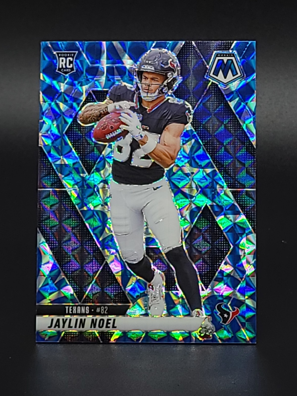 2025 PANINI MOSAIC JAYLIN NOEL REACTIVE BLUE PRIZM RC #373 TEXANS