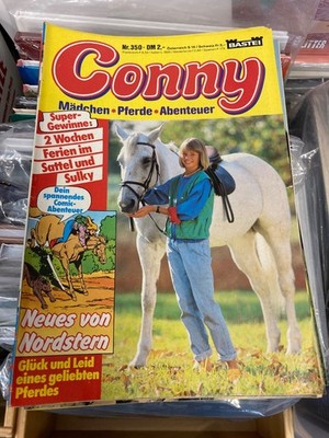 24  x CONNY Comics Bastei  Konvolut 350-414 Abenteuer mit Pferde 1980-1989 schön