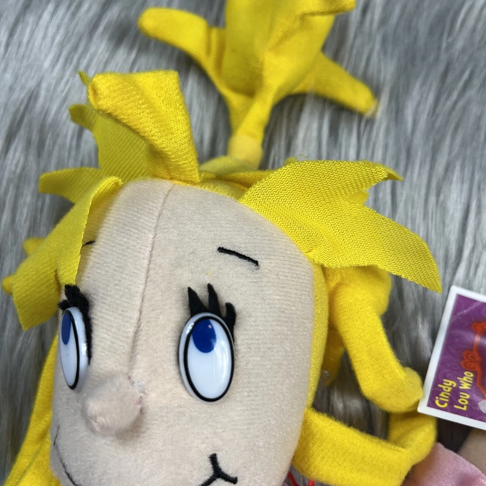 Muñeco de peluche Nanco Cindy Lou Who Grinch Dr Seuss 2000 de colección Foto 4 de 4