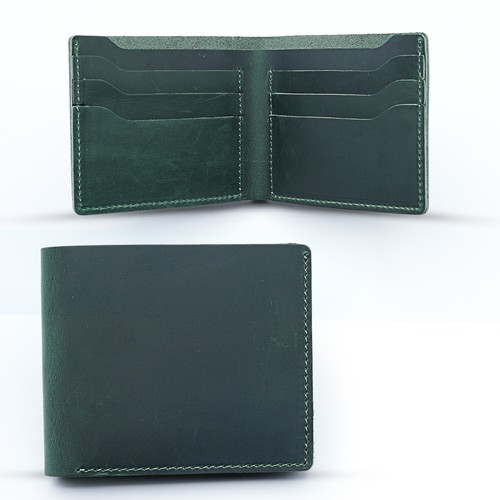 Genuine Leather Wallets for Men Handmade Bifold Men's Wallet Extra Capacity - Picture 16 of 43