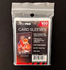 Ultra Pro Soft Penny  Sleeves 3x4 Standard Card Size (1 pack, 100 Count)