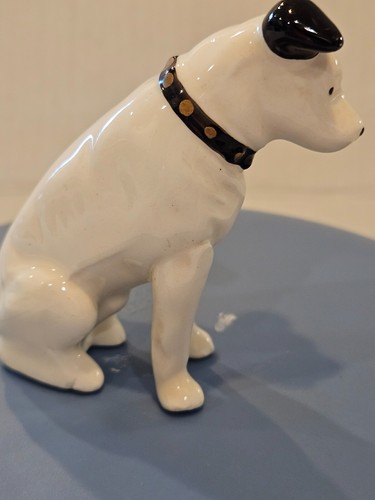Vintage Nipper The RCA Ceramic Dog Mascot Figurine 3" Tall - Picture 6 of 10