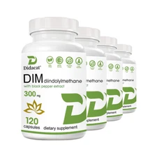 DIM Supplement 300mg, Estrogen Balance, Supports Acne & PCOS Relief,Men's Health