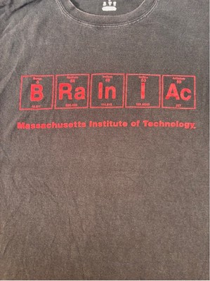 MIT Periodic Table of Elements Champion Black Graphic T-Shirt Men's L