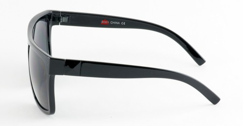 Large Square Cholo Sunglasses Super Dark OG LOC Gangster Black Glossy ST51 - Picture 5 of 5