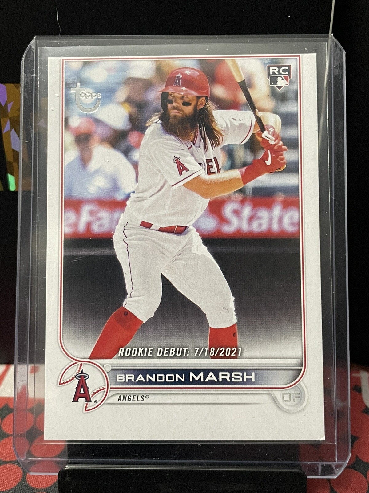 2022 Topps Update Brandon Marsh RC Vintage Stock Parallel #US35 Rookie Card /99