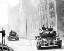 Pershing Tanks Germany World War II WW2 WWII 8x10 Photo 209c