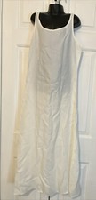 VTG Jessica McClintock Gunne Sax Full Slip Dress Cream Size 3 4 Acetate