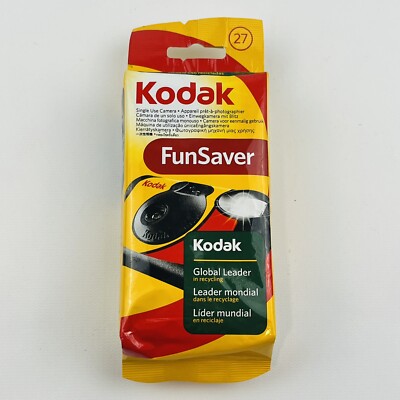Kodak FunSaver Single Use Camera 27 Exposures Expiration Date 7/2012