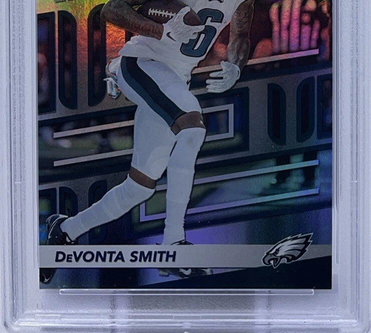 Devonta Smith PSA 9 - 2022 Panini Prestige Youth Movement -Fly Eagles Fly -Tide - Image 3 of 4