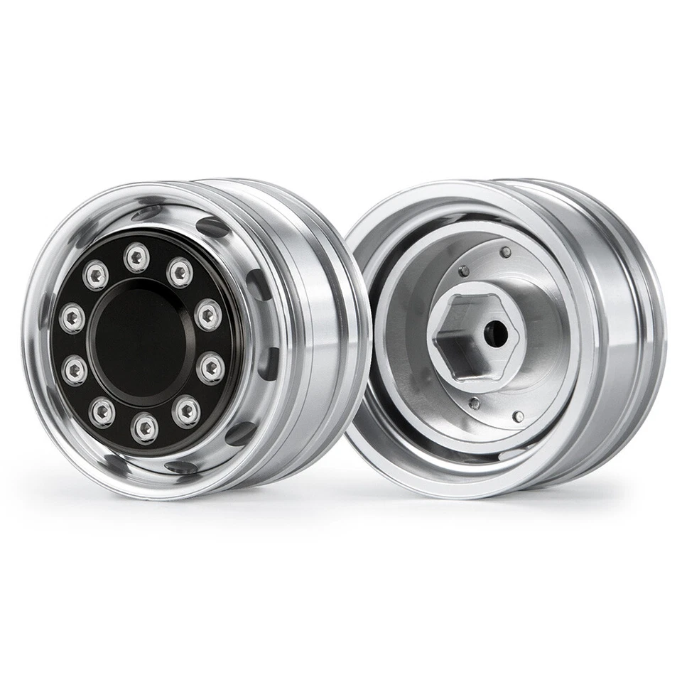 AXSPEED Aluminium LKW Rad Vorne Felge Hex Hub für Tamiya 1:14 Traktor LKW RC Car - Bild 2 von 4