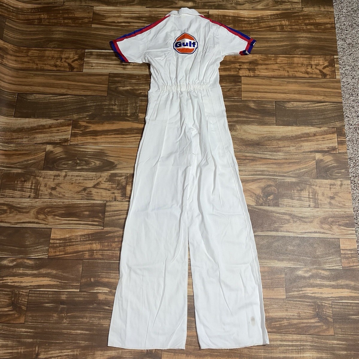 Vintage Gulf Gasoline Oil Uniform Coverall Overall Mechanics