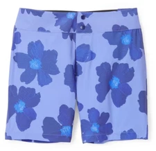 Wild Rye Ruby Mountain Bike Shorts Women's NWT Size 8 color Poppy Bluebird