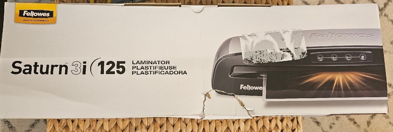 Fellowes Saturn3i 125 Laminator, 12" Wide X 5mil Max Thickness 5736601