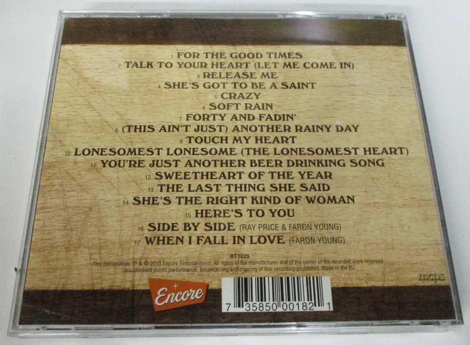 For The Good Times - Ray Price - CD - Image 3 of 3