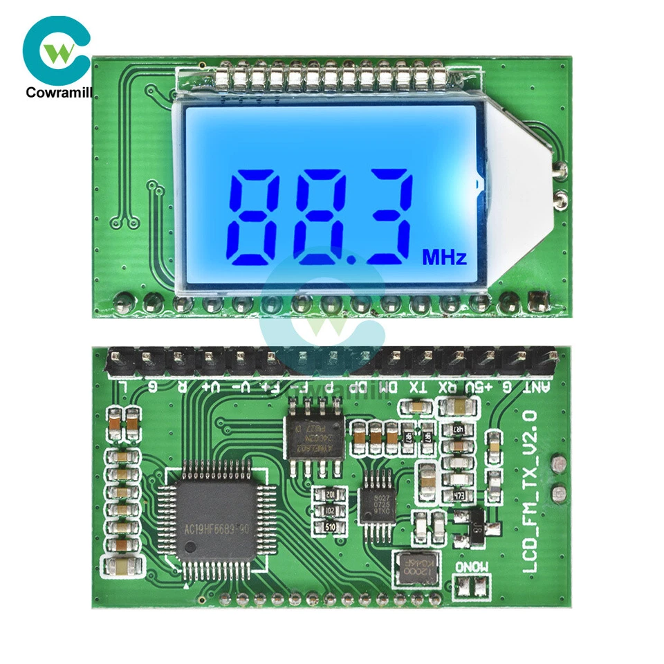 FM Radio Receiver or Transmitter Module PLL Wireless Stereo Microphone 87-108MHz