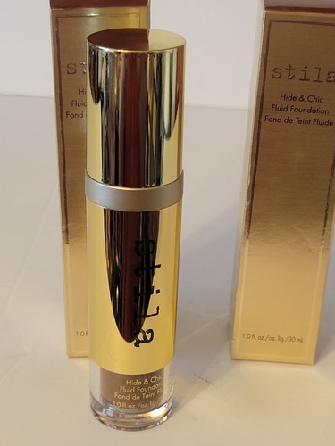 Lot of (2) Stila Hide & Chic Fluid Foundation - Deep 5 - 1oz (30ml) NEW - Picture 11 of 13