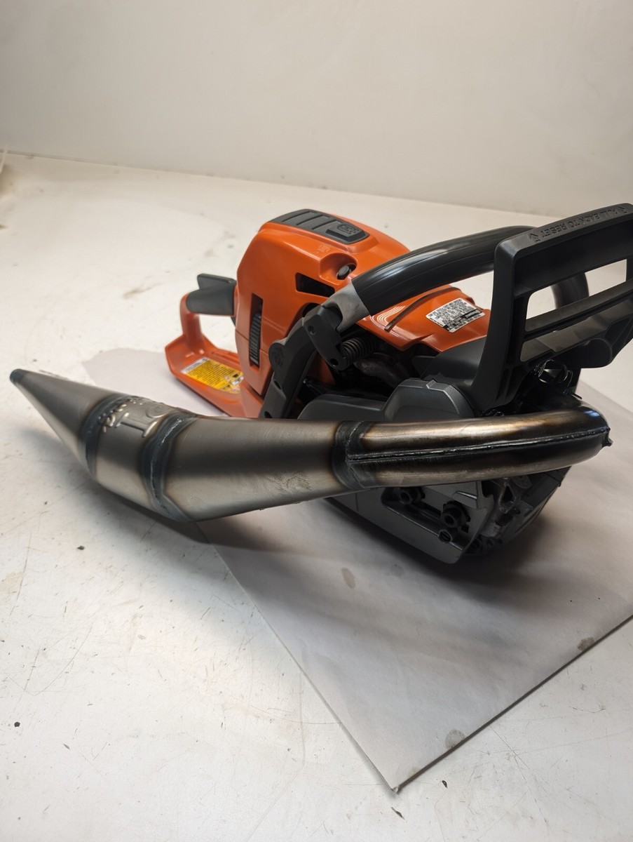 Hand Built Custom Chainsaw Exhaust Racing Pipe Muffler CPI Husqvarna 3120xp Hand Built Custom Chainsaw Exhaust Racing Pipe Muffler CPI Husqvarna 3120xp