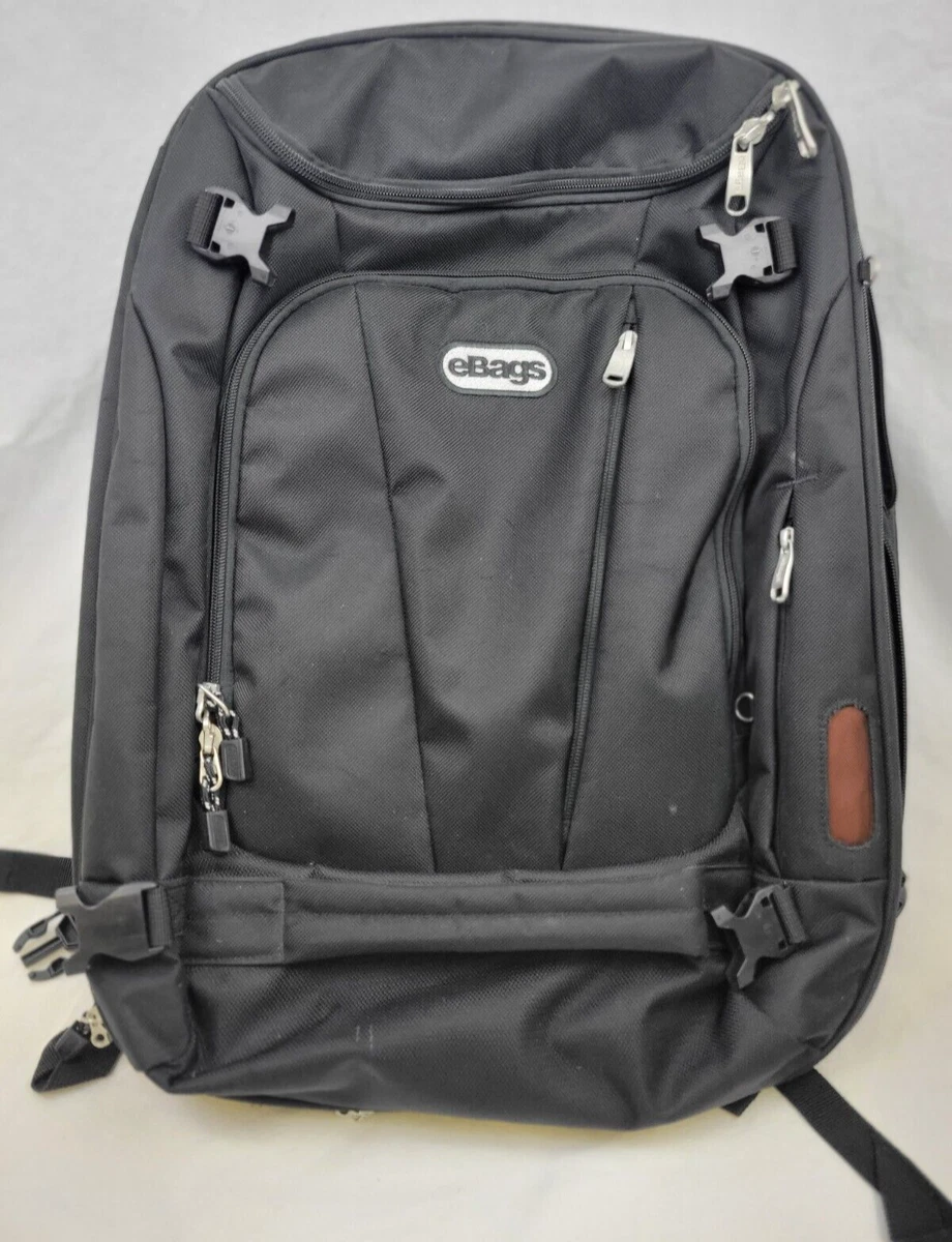 eBags Professional Slim Laptop Backpack - Solid Black