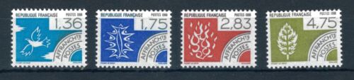 France 1988 Precancels. The Elements full set of stamps. MNH. Sg 2810-2813 - Afbeelding 1 van 2