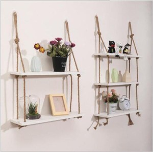 hanging wall shelves decorating ideas