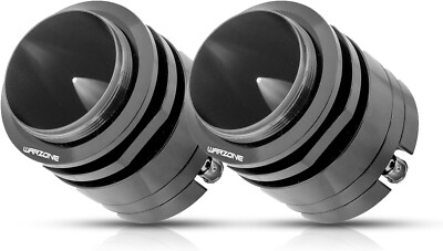 2X WARZONE 1.7-Inch Super Tweeter , 4Ohm, 3000W Max, 106dB Sensitivity, Titanium