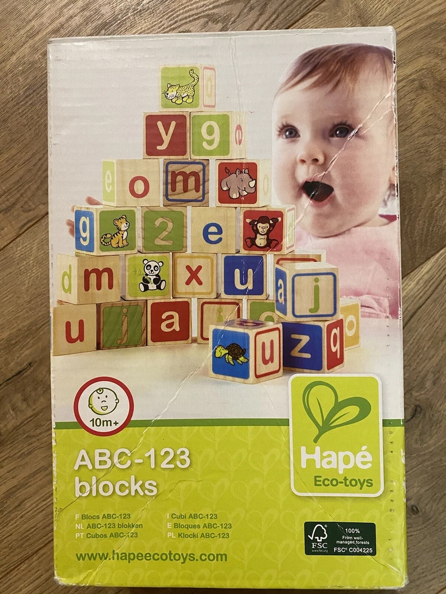 Hape cheap abc blocks