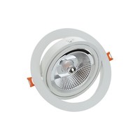 Einbauleuchte GU10 1-Flammig Weiß Mdd Maxi Uno Rund AR111