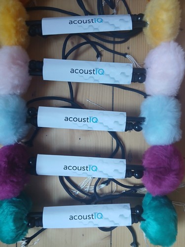 Bâtons De Tambour Tenor AcoustIQ Sky Blue Pour La Musique De Pipe Et De Marche - Picture 5 of 9