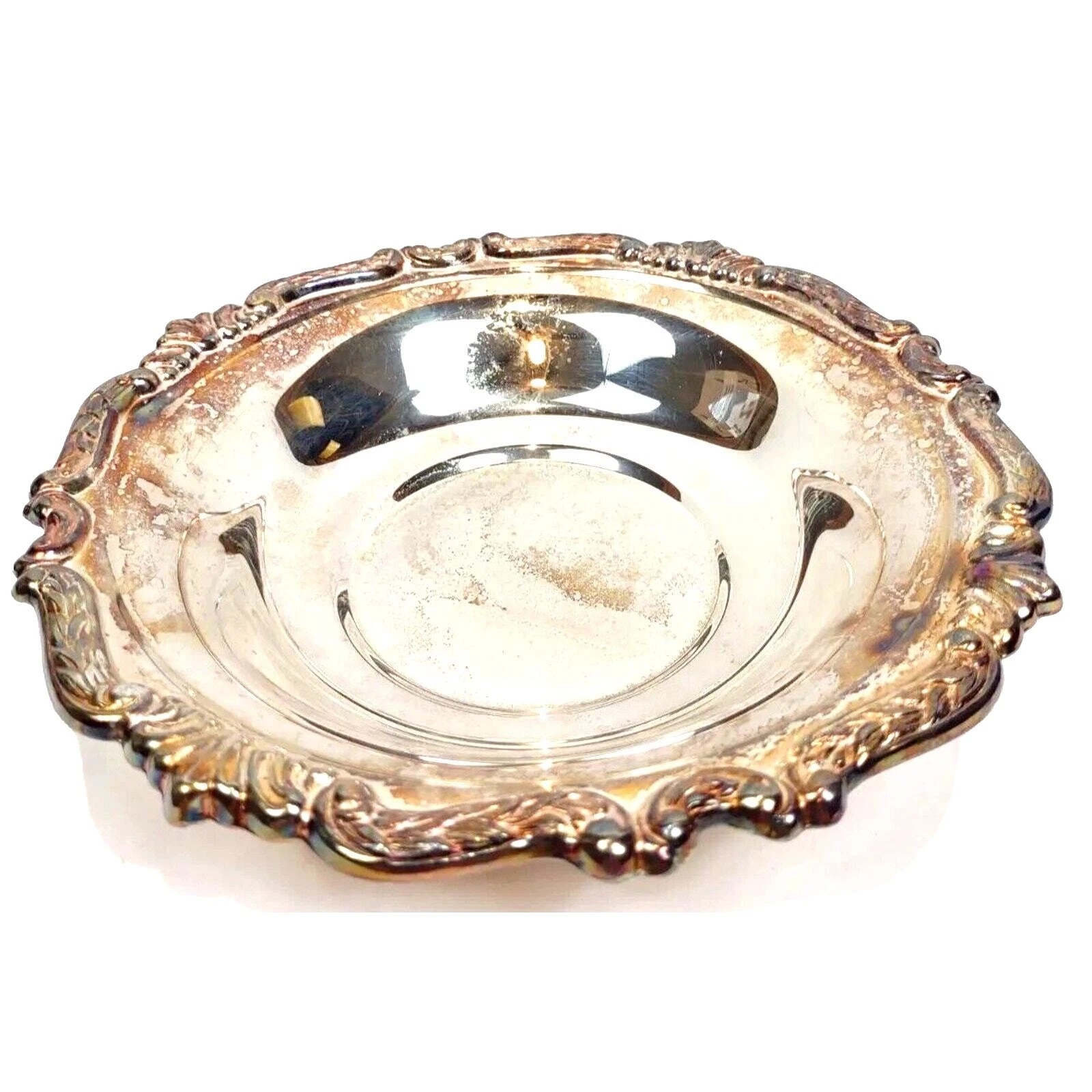 Nos Brocade antigüedades Plateado