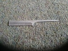 Vintage Aluminum Metal Hair Comb Pick Unbranded