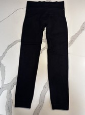 Spanx LOOK at Me Now Seamless Leggings - Black M Women  s Clean