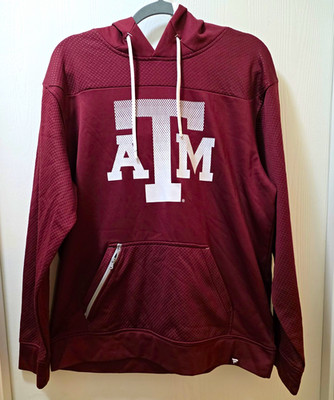 Fanatics Texas A&M Aggies Maroon Pullover Hoodie Sweatshirt, Size L