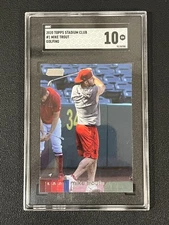 Mike Trout 2020 Topps Stadium Club Image Variation Golfing SGC 10 Angels 1