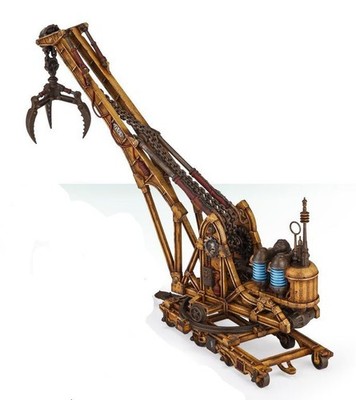 Galvanic Servohaulers Crane Mechanicus Scatter Terrain Scenery Kill Team 40k
