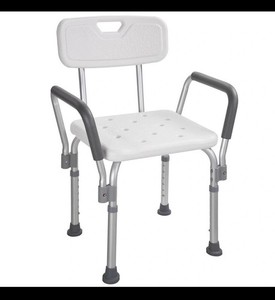 Medline MDS89745RA Shower/Bath Chair with Padded Armrests - 350lbs NEVER OPENED