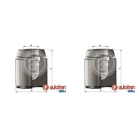 2X Autofren 42Mm Kolben Bremssattel Hinten Passend FüR Mercedes Cls E-KLASSE S-K