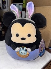 Squishmallow Kellytoy Plush Disney Mickey with Bunny Ears 8