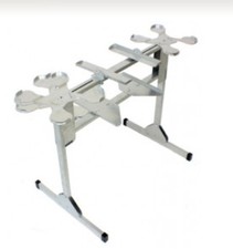 Sefour X25 XC250-903 DJ Stand In Silver For Pioneer CDJ-1000