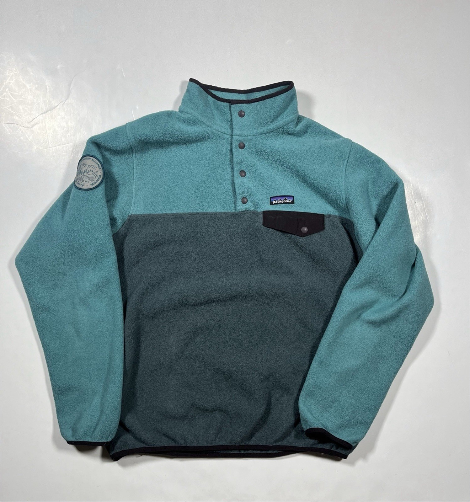Patagonia Synchilla Snap T Pullover Womens XL Fleece Conservation Alliance